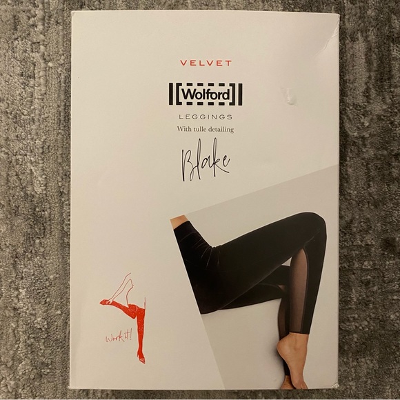 BNWT Wolford Velvet Blake Leggings - Picture 7 of 9